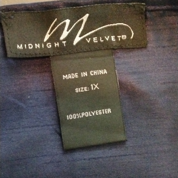 Midnight Velvet ladies royal blue evening wear - Picture 10 of 11